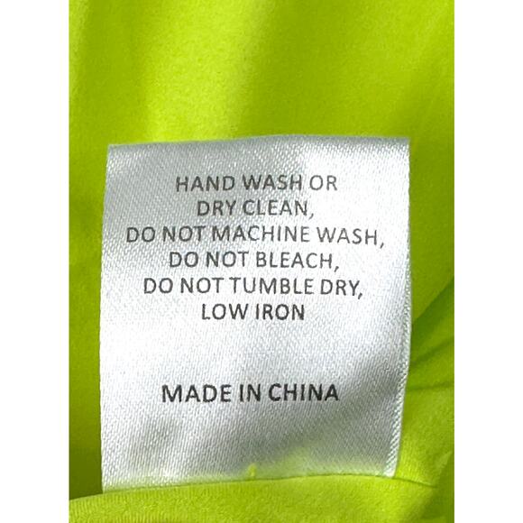 Hutch Pleated Strapless Tulle Mini dress  Bright Green Size 4 - Picture 13 of 13